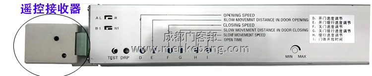 自動門半圓感應器說明書,感應門控制器調節(jié)圖