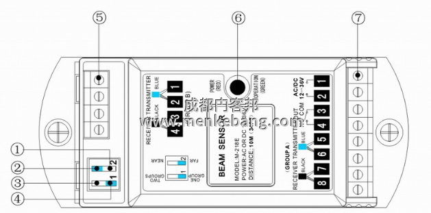 感應自動門門禁接線圖,松下感應自動門門禁接線圖