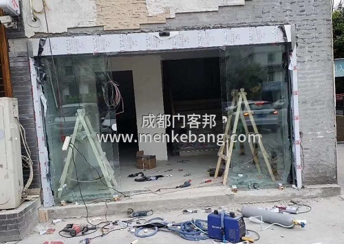 雙流無人酒店感應(yīng)門安裝現(xiàn)場