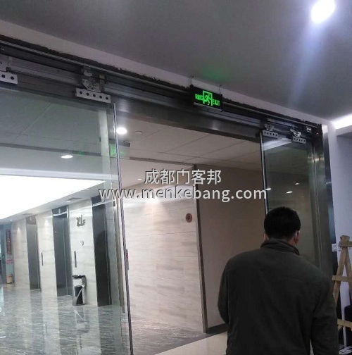 指紋門禁自動門案例