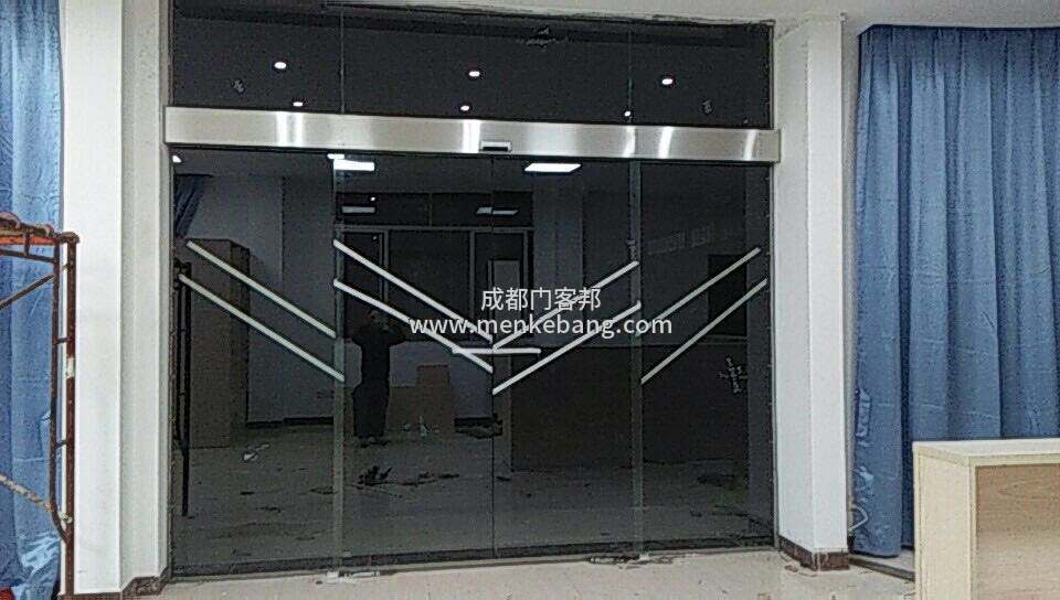 成都電動玻璃門定制,成都電動感應玻璃門,成都電動鋼化玻璃門